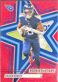 2025 Panini Rookies & Stars Calvin Ridley #87 red Tennessee Titans front