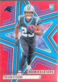 Trevor Etienne 2025 Panini Rookies & Stars #189 Red Rookie RC Carolina Panthers - front image
