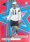 Nic Scourton 2025 Panini Rookies & Stars #162 Red Rookie RC Carolina Panthers - front image