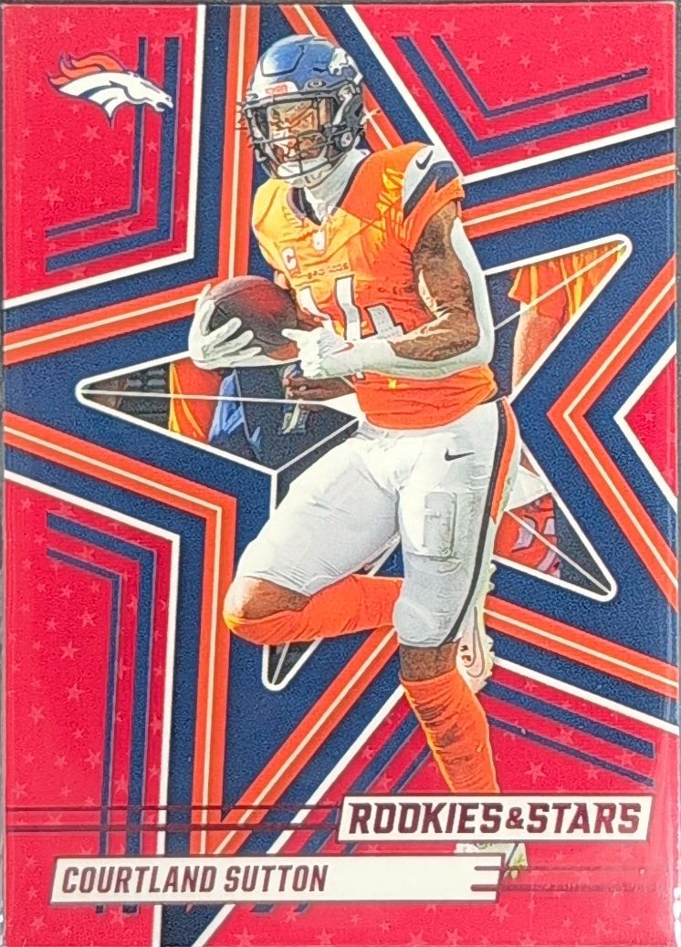 2025 Panini Rookies & Stars Courtland Sutton #5 Red Denver Broncos front