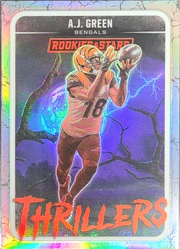 2025 Panini Rookies & Stars A.J. Green #9 Thrillers Silver Cincinnati Bengals front