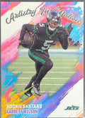 2025 Panini Rookies & Stars Garrett Wilson #17 Artistry in Motion New York Jets front