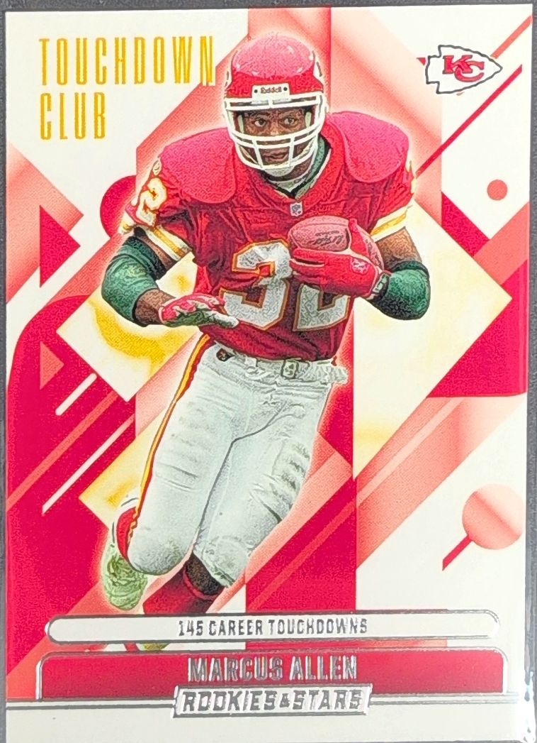 2025 Panini Rookies & Stars Marcus Allen #3 Touchdown Club Kansas City Chiefs front