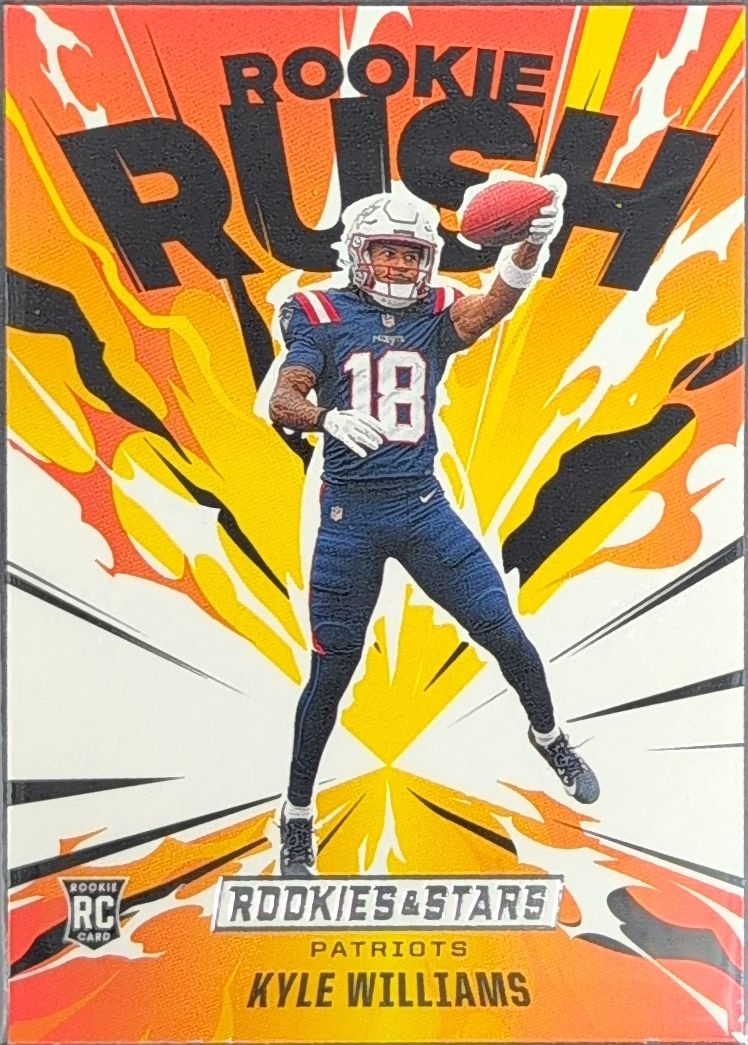 2025 Panini Rookies & Stars Kyle Williams #11 Rookie Rush New England Patriots front