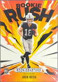 2025 Panini Rookies & Stars Jack Bech #12 Rookie Rush Las Vegas Raiders front