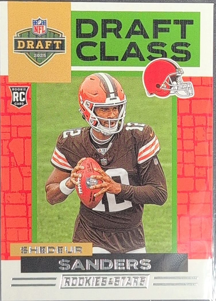 Shedeur Sanders 2025 Panini Rookies & Stars #19 Draft Class Cleveland Browns - front image