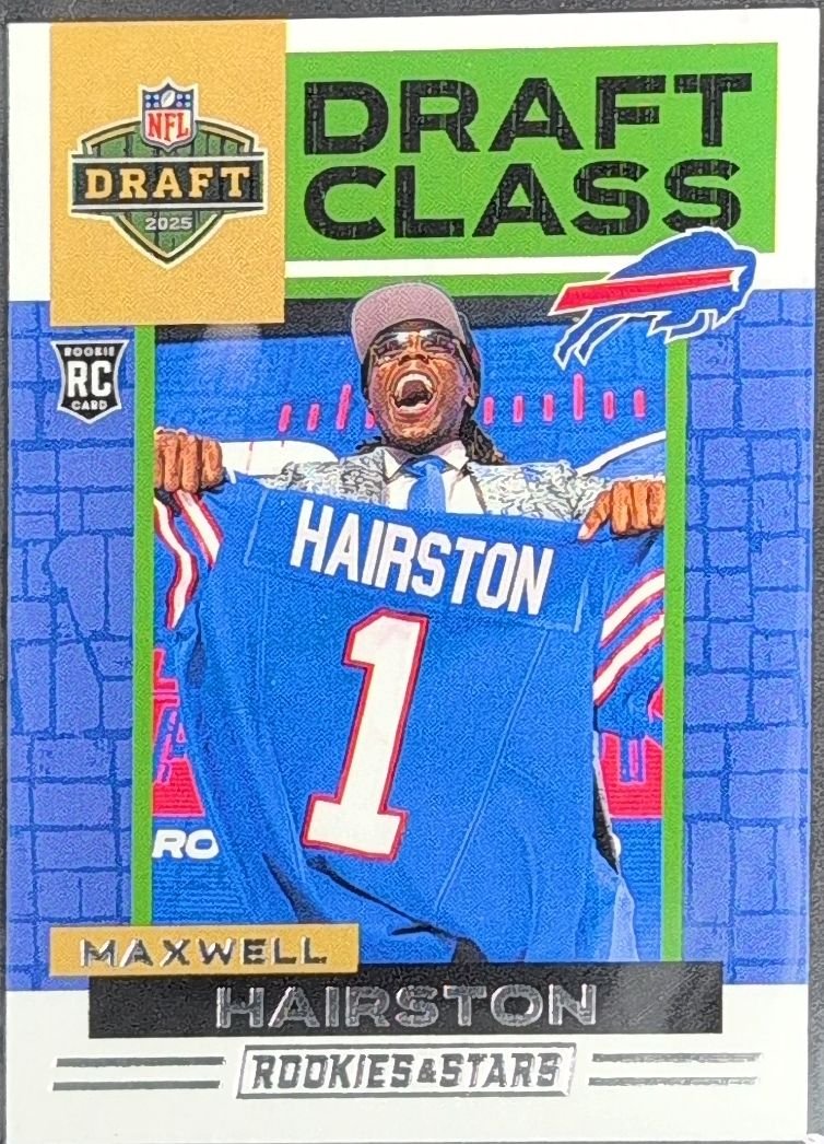 Maxwell Hairston 2025 Panini Rookies & Stars #16 Draft Class Buffalo Bills - front image