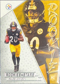 2025 Panini Rookies & Stars Kaleb Johnson #13 Rookie Exclusive Pittsburgh Steelers front