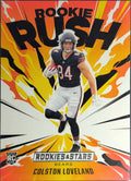 2025 Panini Rookies & Stars Colston Loveland #4 Rookie Rush Chicago Bears front
