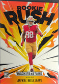 2025 Panini Rookies & Stars Mykel Williams #17 Rookie Rush San Francisco 49ers front