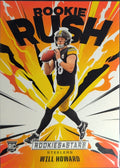 2025 Panini Rookies & Stars Will Howard #13 Rookie Rush Pittsburgh Steelers front