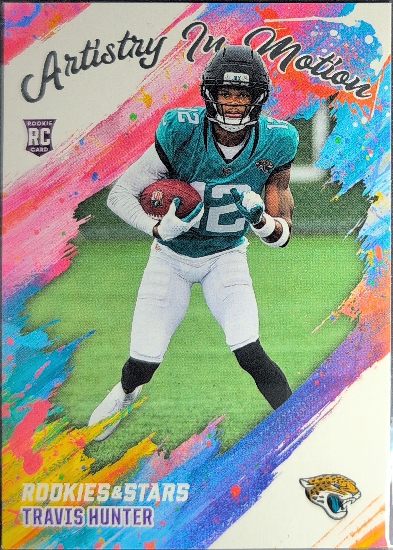 Travis Hunter 2025 Panini Rookies & Stars #8 Artistry in Motion Jacksonville Jaguars - front image