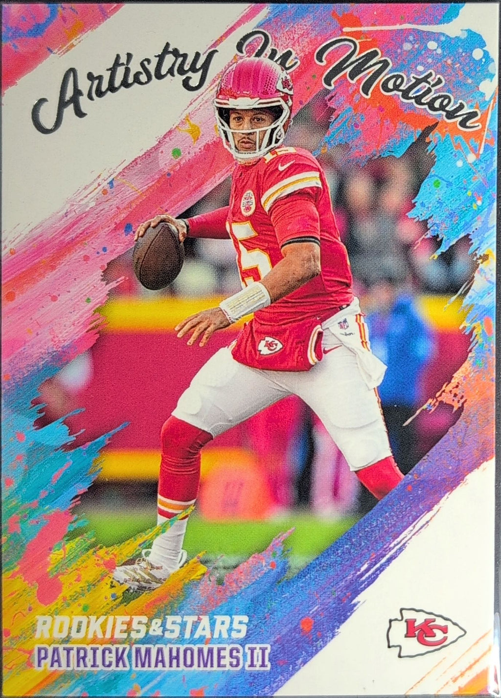 2025 Panini Rookies & Stars Patrick Mahomes II #9 Artistry in Motion Kansas City Chiefs front