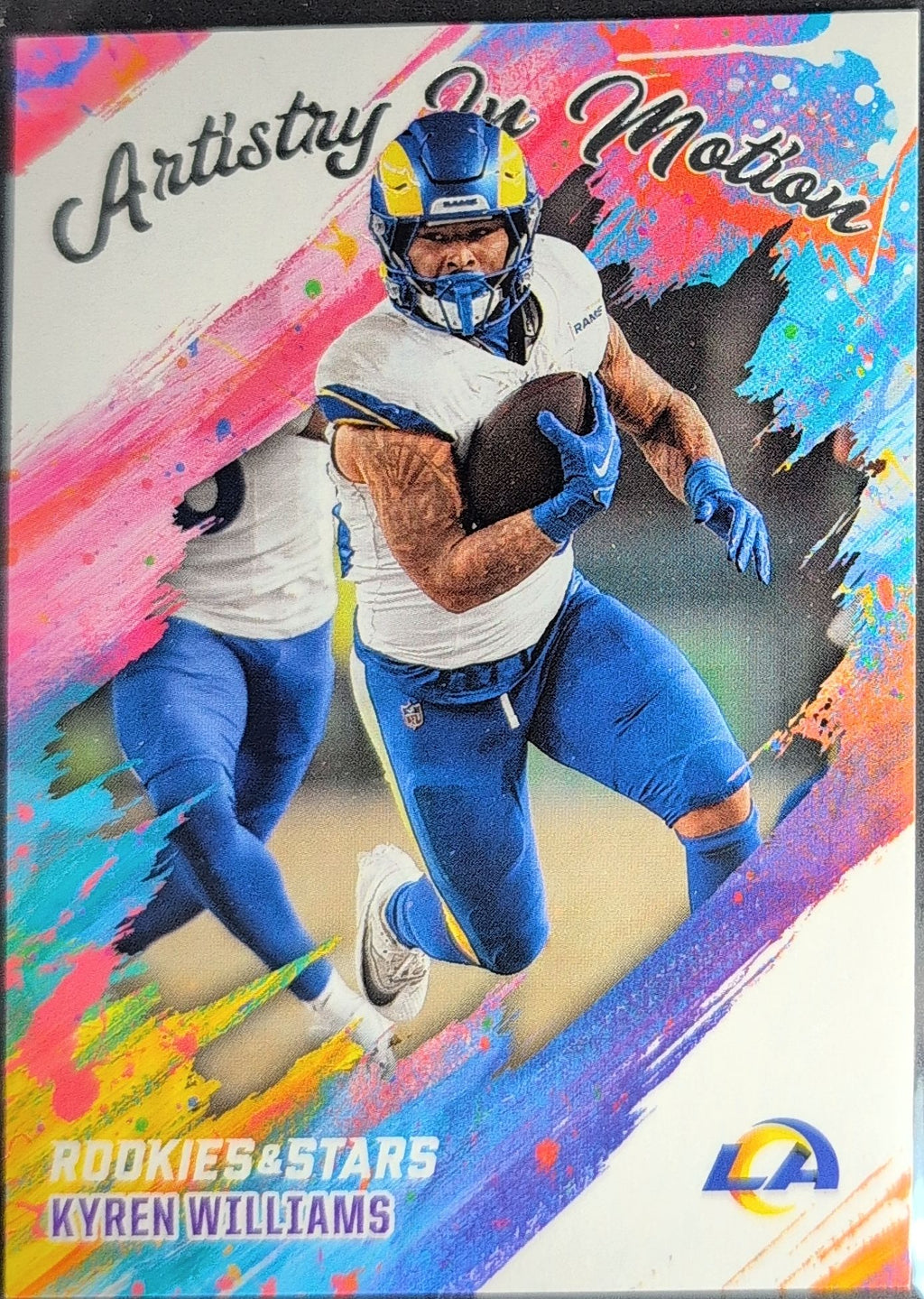 2025 Panini Rookies & Stars Kyren Williams #12 Artistry in Motion Los Angeles Rams front