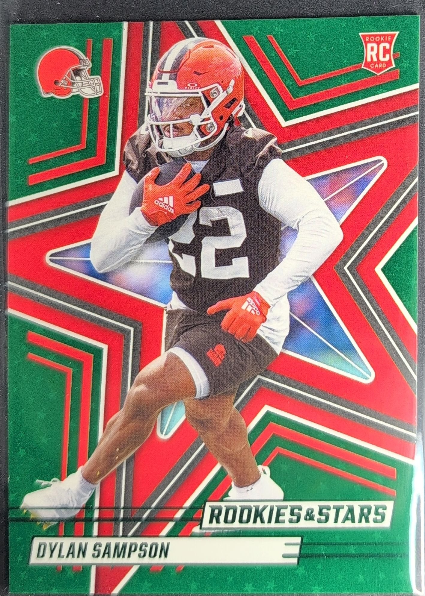 Dylan Sampson 2025 Panini Rookies & Stars #121 Green Rookie RC Cleveland Browns - front image