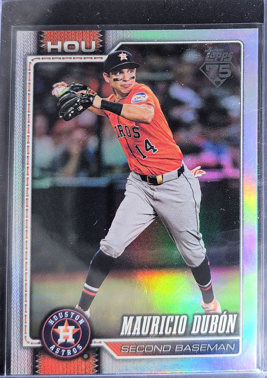 2026 Topps Mauricio Dubón #191 Sandglitter Houston Astros front