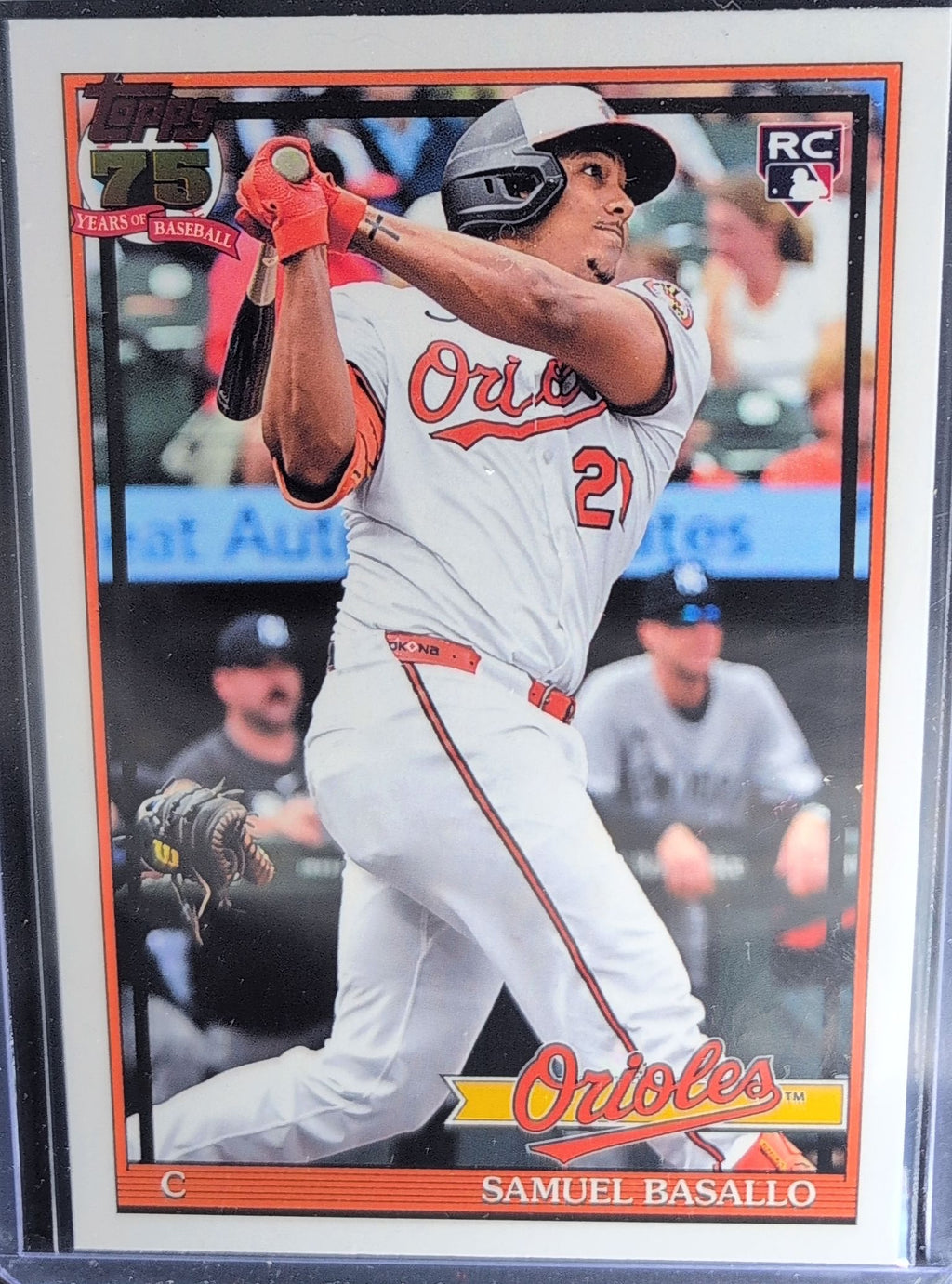 2026 Topps Samuel Basallo #T91-20 1991 Topps Baseball 35th Anniversary (Series One) Baltimore Orioles front