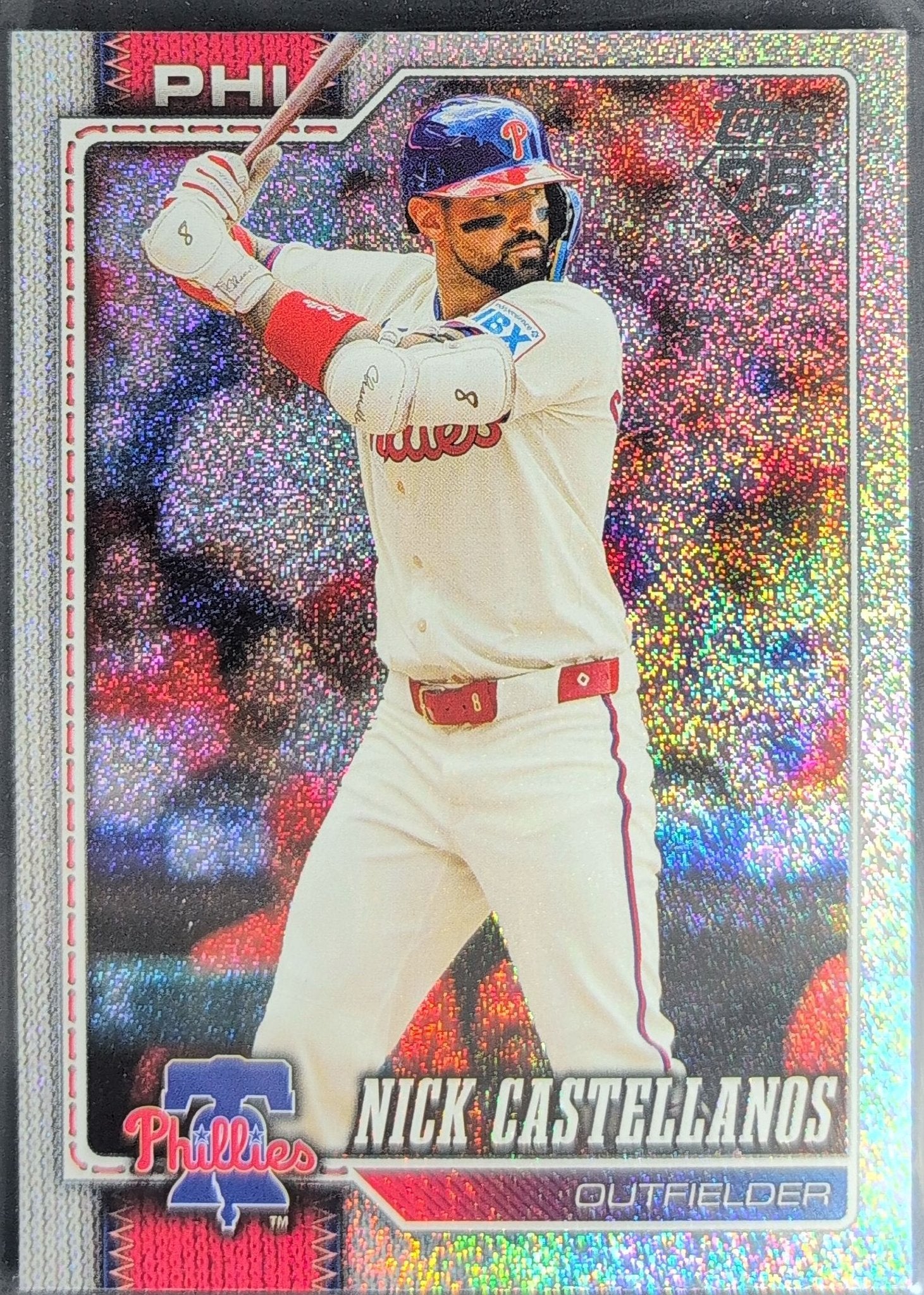 Nick Castellanos 2026 Topps #17 Sandglitter Philadelphia Phillies - front image