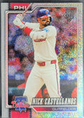 2026 Topps Nick Castellanos #17 Sandglitter Philadelphia Phillies front