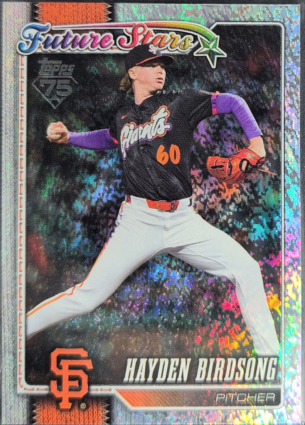 2026 Topps Hayden Birdsong #296 Sandglitter San Francisco Giants front