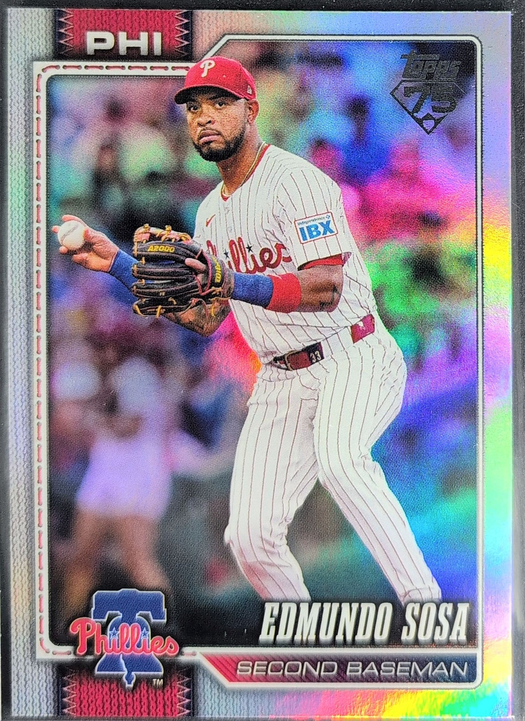 2026 Topps Edmundo Sosa #289 Sandglitter Philadelphia Phillies front