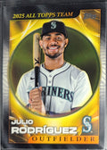 2026 Topps Julio Rodriguez #ATT-8 2025 All Topps Team Seattle Mariners front