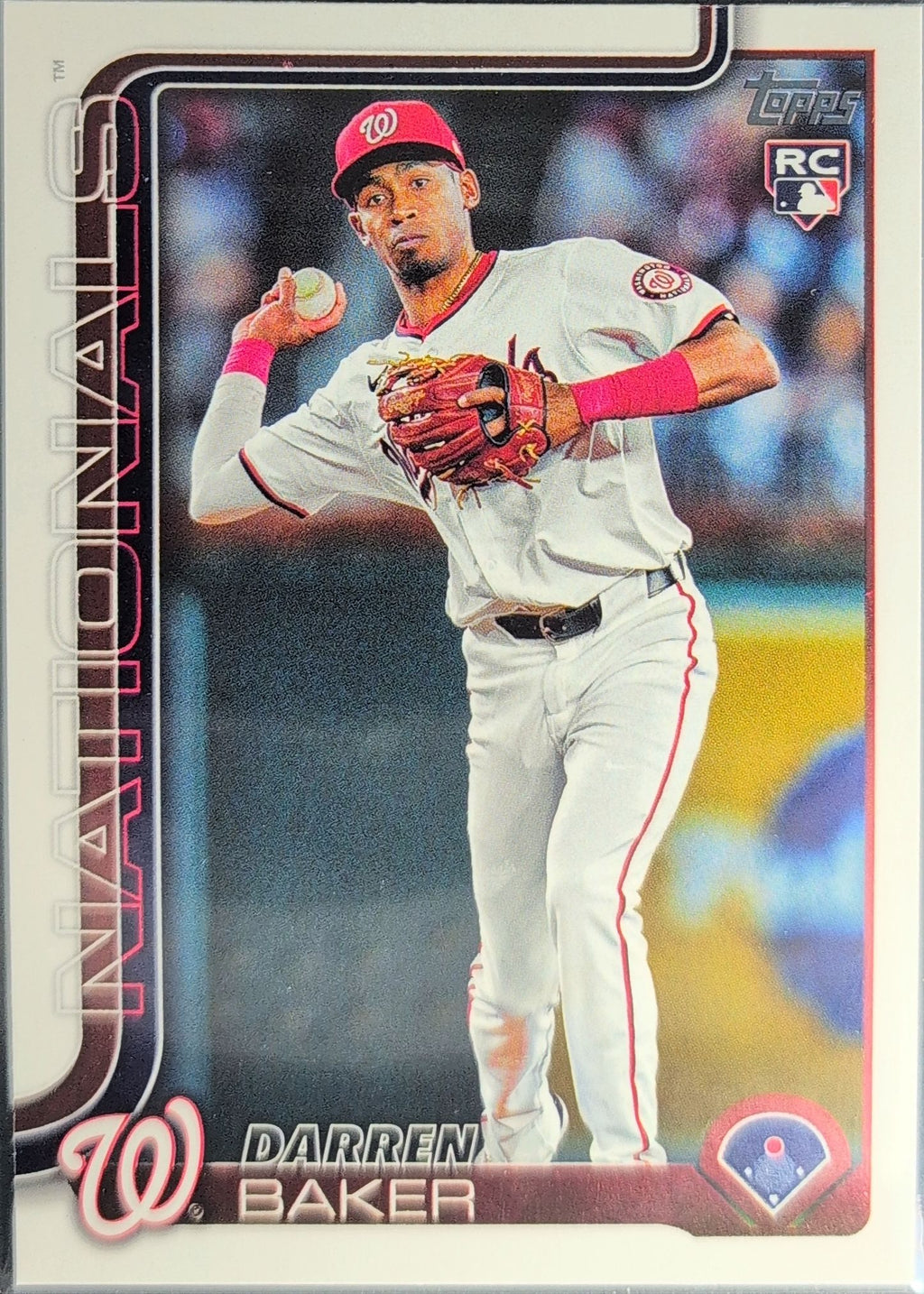 2025 Topps Darren Baker #511 RC Washington Nationals front