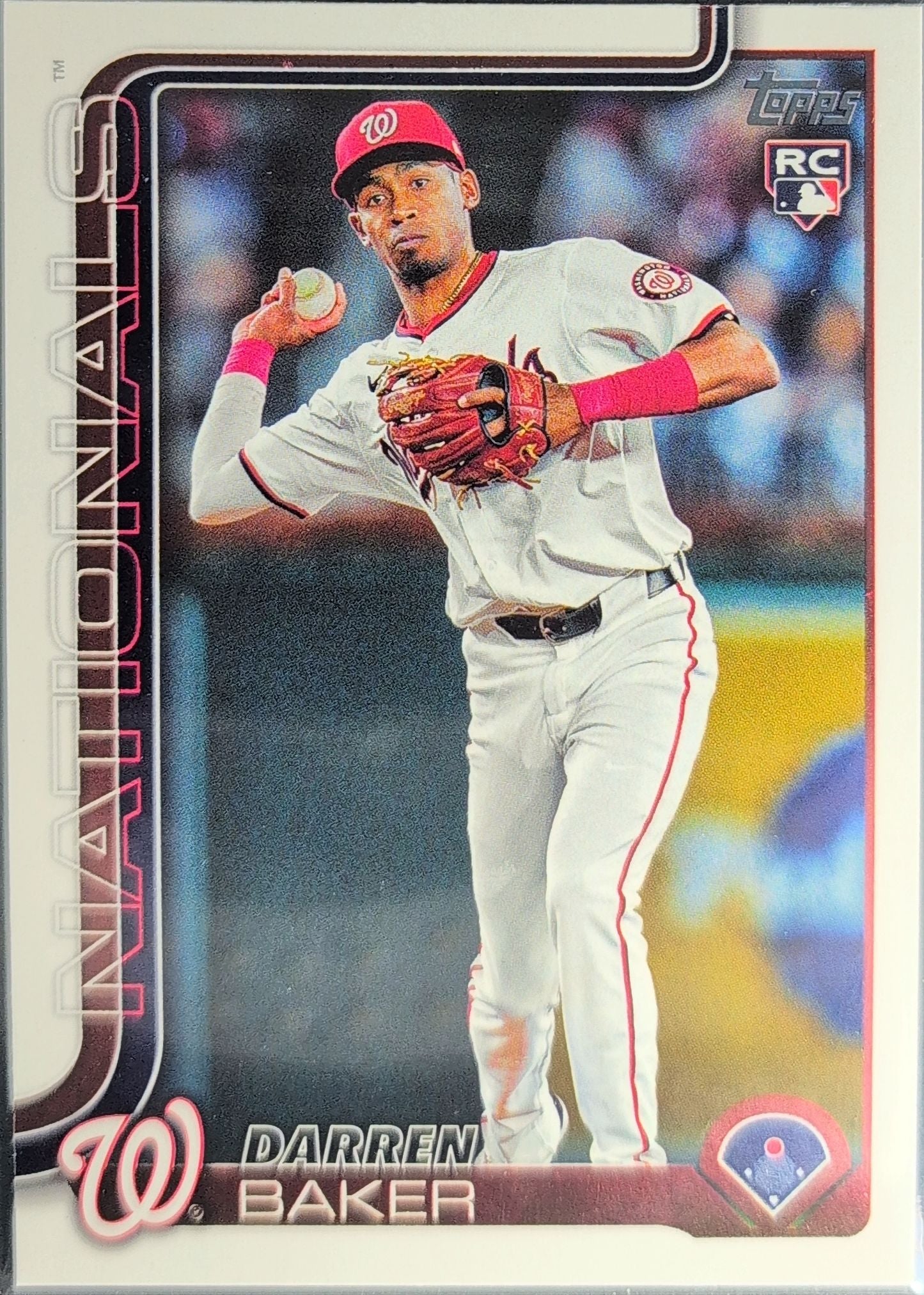 2025 Topps Darren Baker #511 RC Washington Nationals front