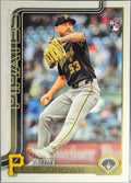 2025 Topps Mike Burrows #615 RC Pittsburgh Pirates front