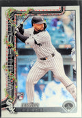 2025 Topps Holiday Edgar Quero #H37 Silver Glitter Holiday RC Chicago White Sox front