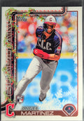 2025 Topps Holiday Angel Martínez #H82 RC Cleveland Guardians front