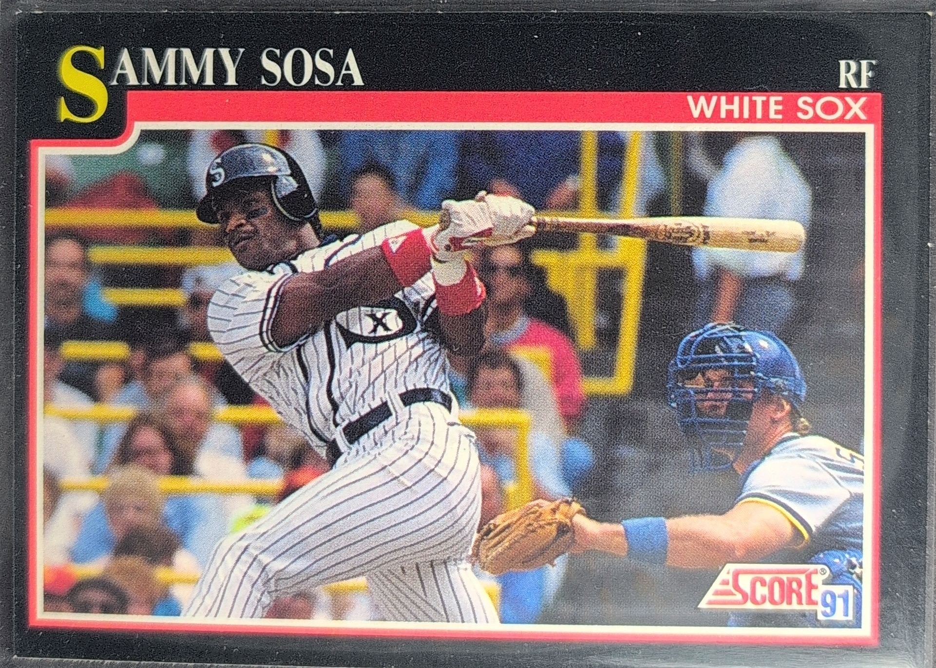 Sammy Sosa 1991 Score #256 Chicago White Sox - front image