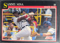 1991 Score Sammy Sosa #256 Chicago White Sox front