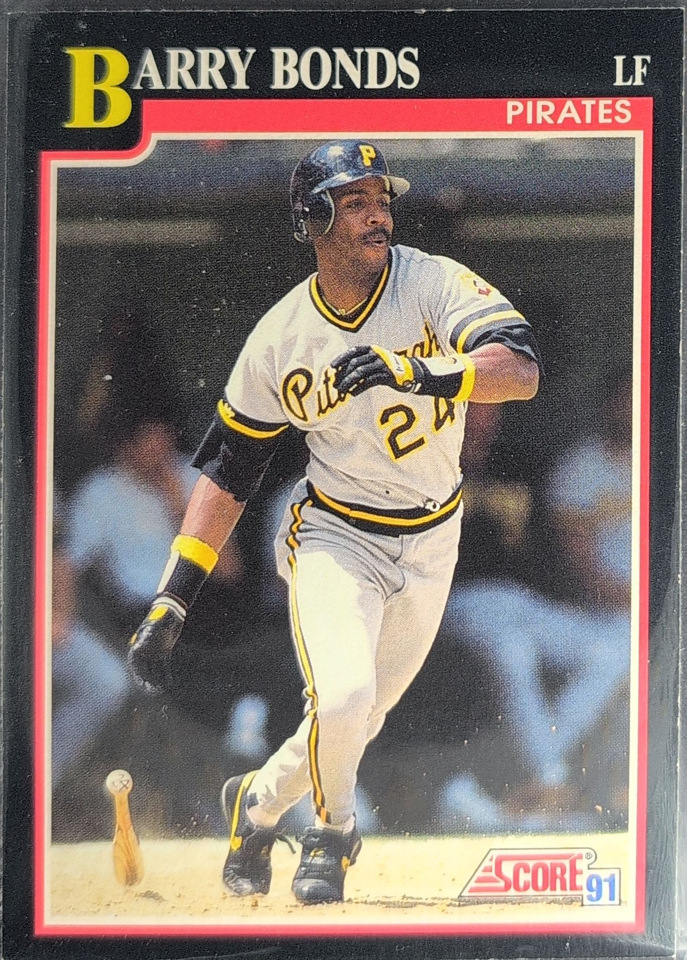 1991 Score Barry Bonds #330 Pittsburgh Pirates front