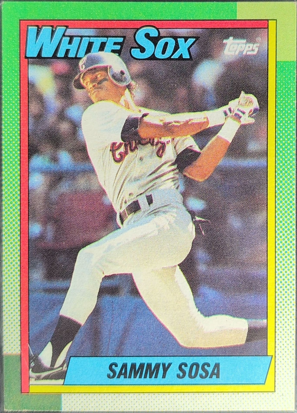 Sammy Sosa 1990 Topps #692 Rookie RC Chicago White Sox - front image