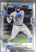 2021 Bowman Chrome Jorge Soler #47 Kansas City Royals front