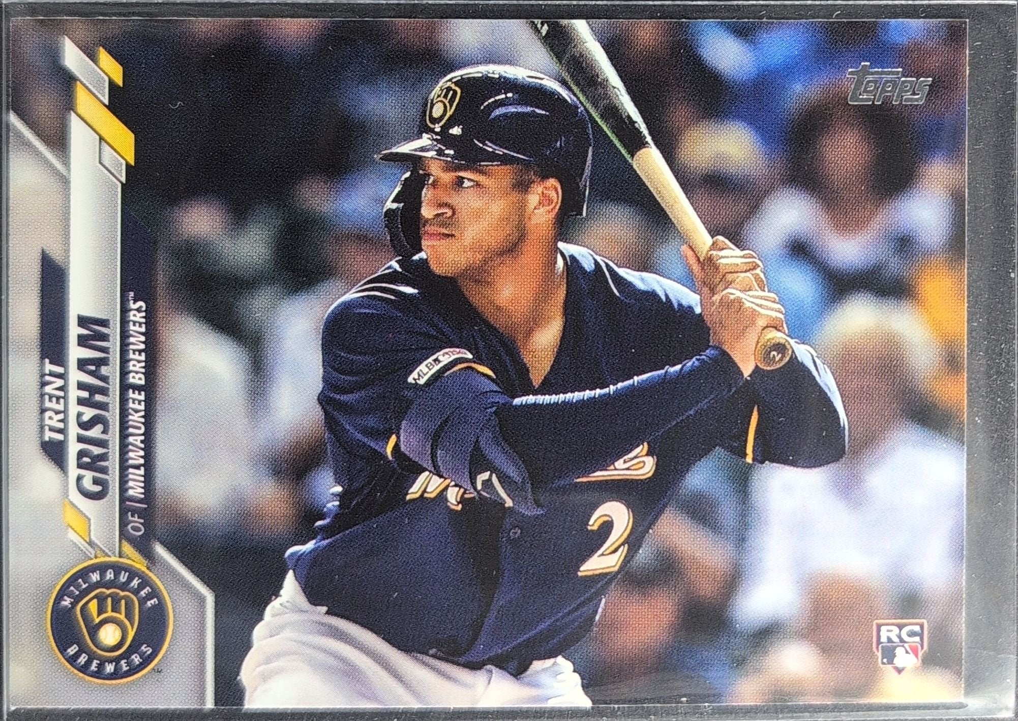 Trent Grisham 2020 Topps #9 Rookie RC Milwaukee Brewers - front image