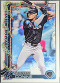 2025 Topps Holiday Griffin Conine #H124 RC Miami Marlins front