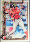 2025 Topps Holiday Cam Smith #H121 RC Houston Astros front