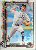 2025 Topps Holiday Jackson Jobe #H160c Detroit Tigers front