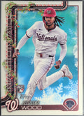 2025 Topps Holiday James Wood #H94c Washington Nationals front