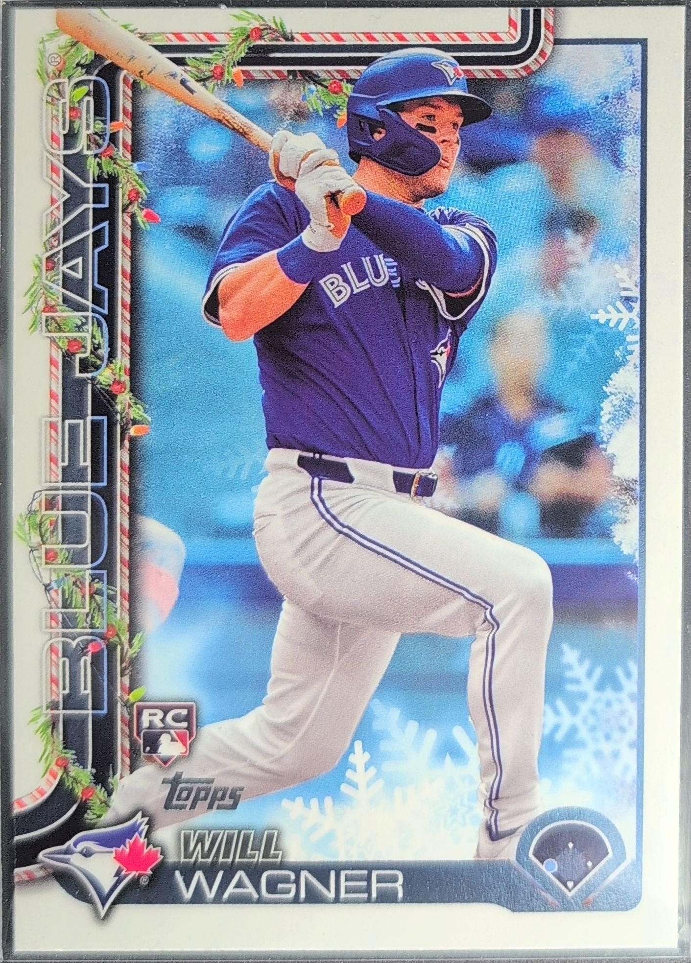 Will Wagner 2025 Topps Holiday #H108 Rookie RC Toronto Blue Jays - front image