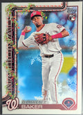 2025 Topps Holiday Darren Baker #H167 RC Washington Nationals front
