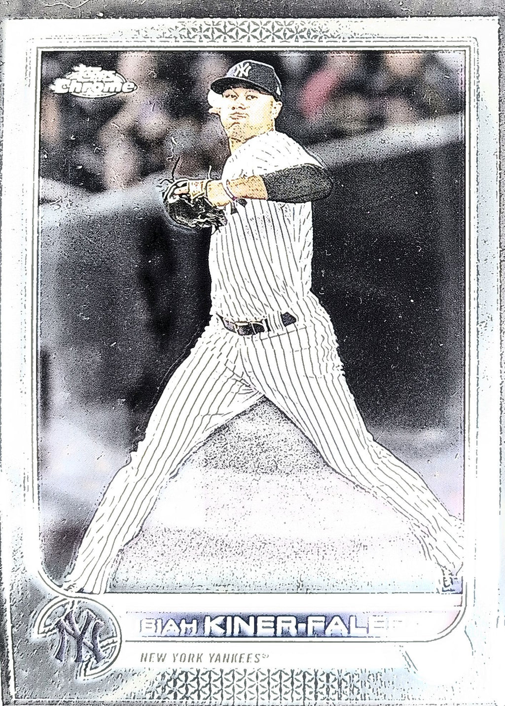 2022 Topps Update Isiah Kiner-Falefa #US119 Gold Foil New York Yankees front