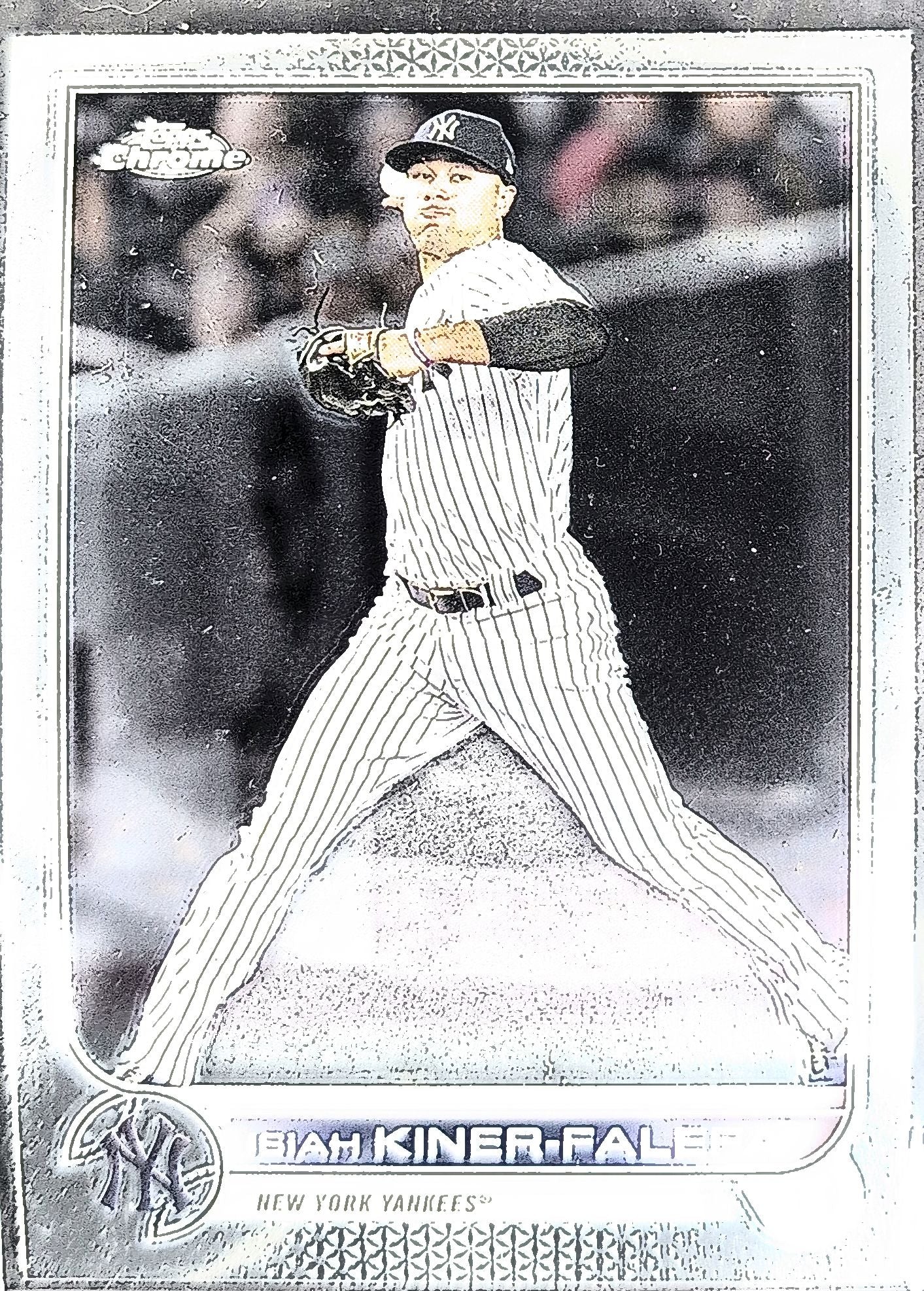 2022 Topps Update Isiah Kiner-Falefa #US119 Gold Foil New York Yankees front