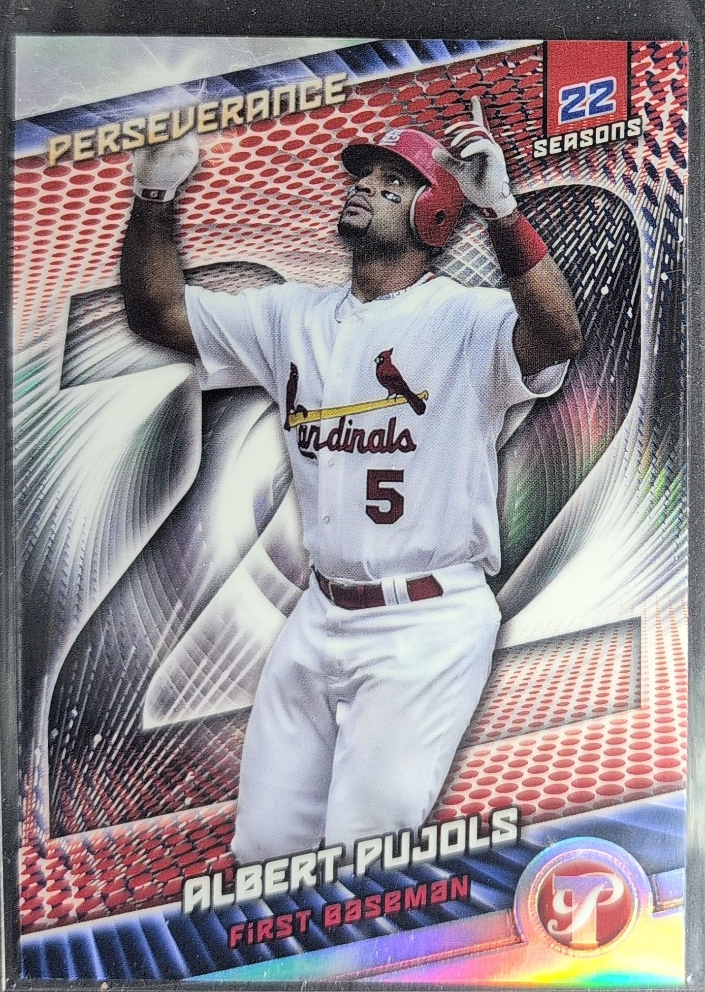 Albert Pujols 2025 Topps Pristine #P-12 Perseverance St. Louis Cardinals - front image