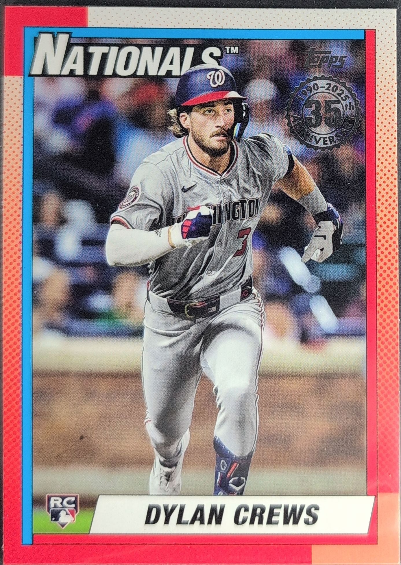 2025 Topps Dylan Crews #90B2-11 1990 Topps Baseball 35th Anniversary (Series Two) Washington Nationals front