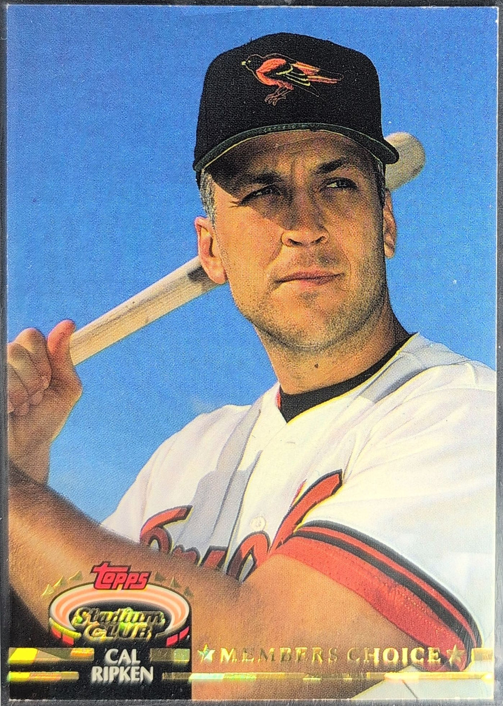 1992 Stadium Club Cal Ripken #595b Baltimore Orioles front