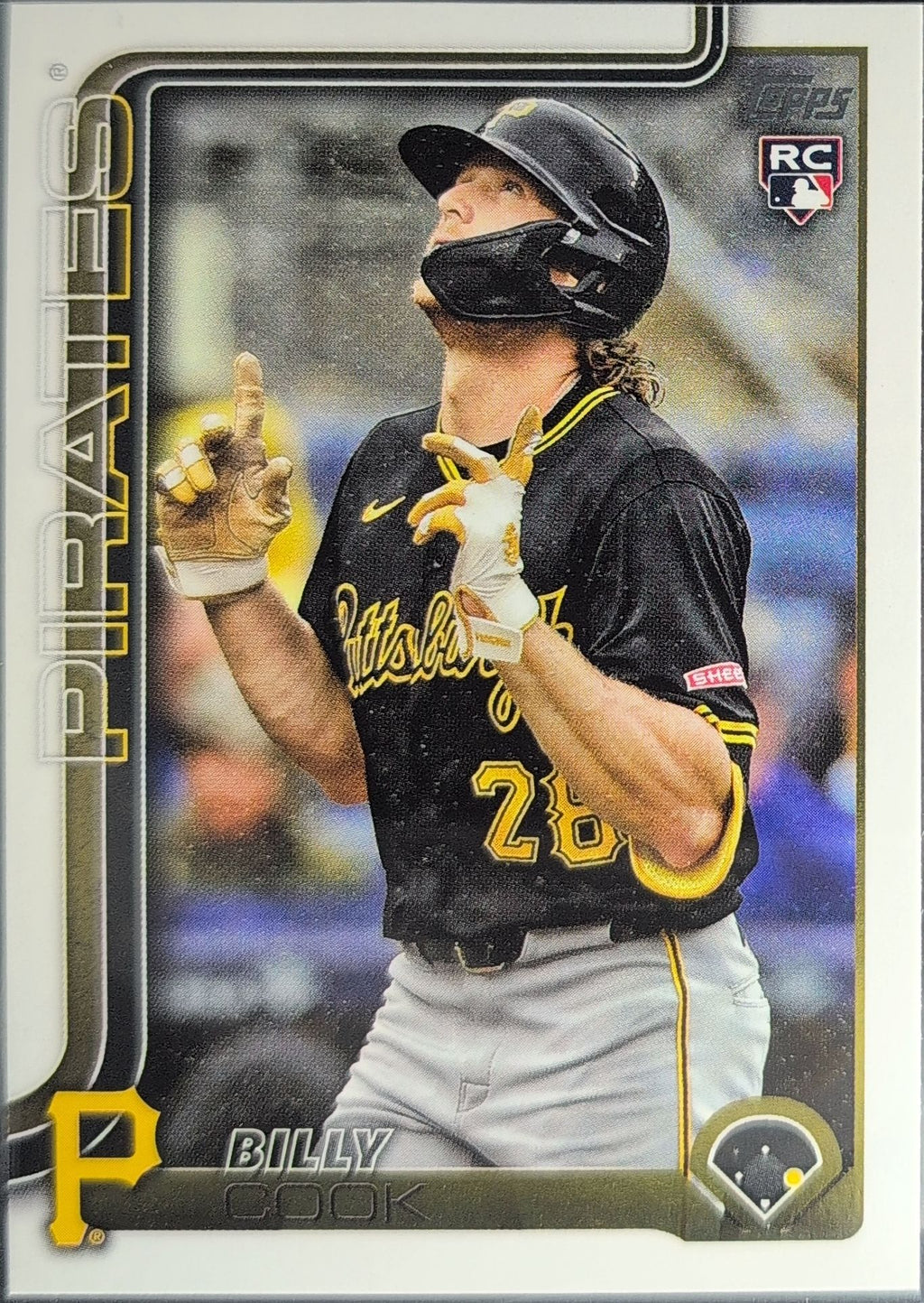 2025 Topps Billy Cook #425 RC Pittsburgh Pirates front