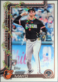2025 Topps Holiday Coby Mayo #H118b Baltimore Orioles front